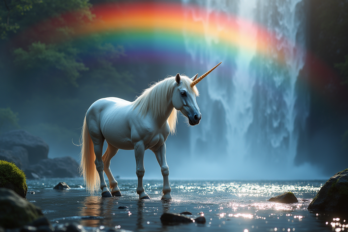 licorne colorée